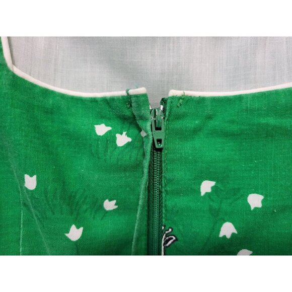 Vintage 1970s Jenny Giraffe Novelty Print Fit & Flare Midi Dress - Picture 10 of 13